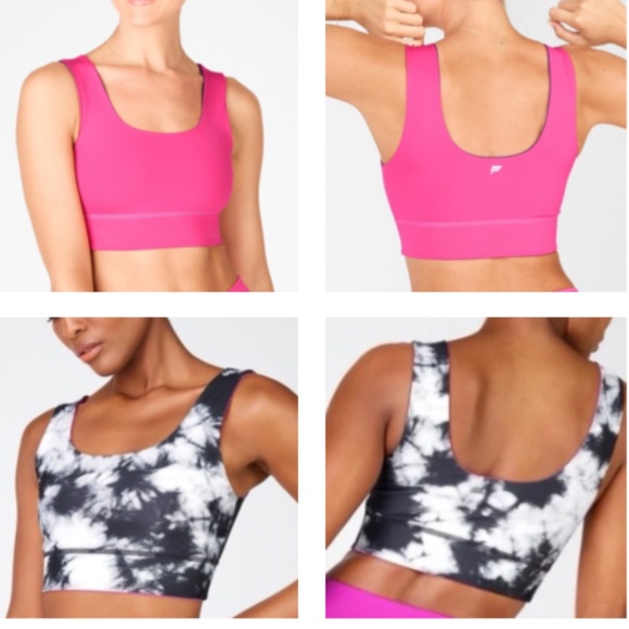 Fabletics Other - Fabletics Harlow Reversible Sports Bra Sz M Fiesta/Static